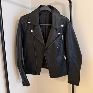 Men’s Faux Leather Jacket | Size S | Like New
